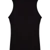 BLU0101-NEG Women's Basic Skeleton Blouse
