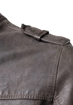 CHQ0005-CAF Men's Leather Jacket