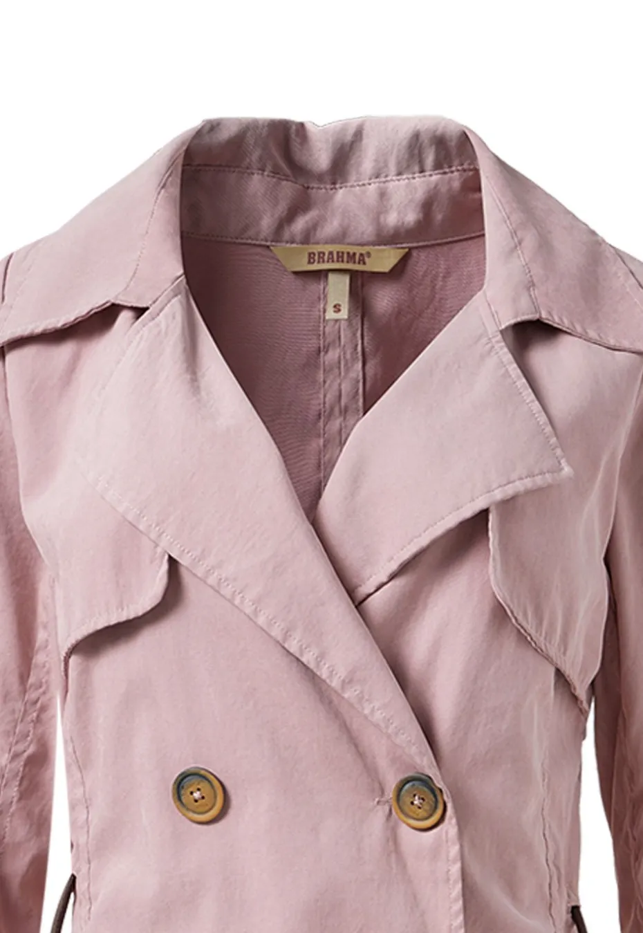 CHQ0059-ROS Women's Long Open Jacket