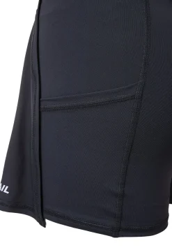 FAL0011-NEG Women's Short Skirt with Biker Trail Shorts